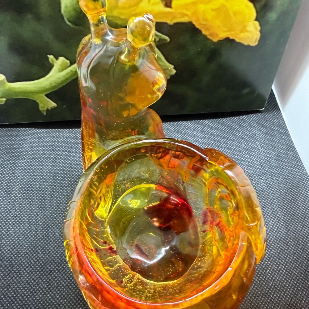 Vibrant Unique Resin Snail Sculpture - Picture 2 of 7